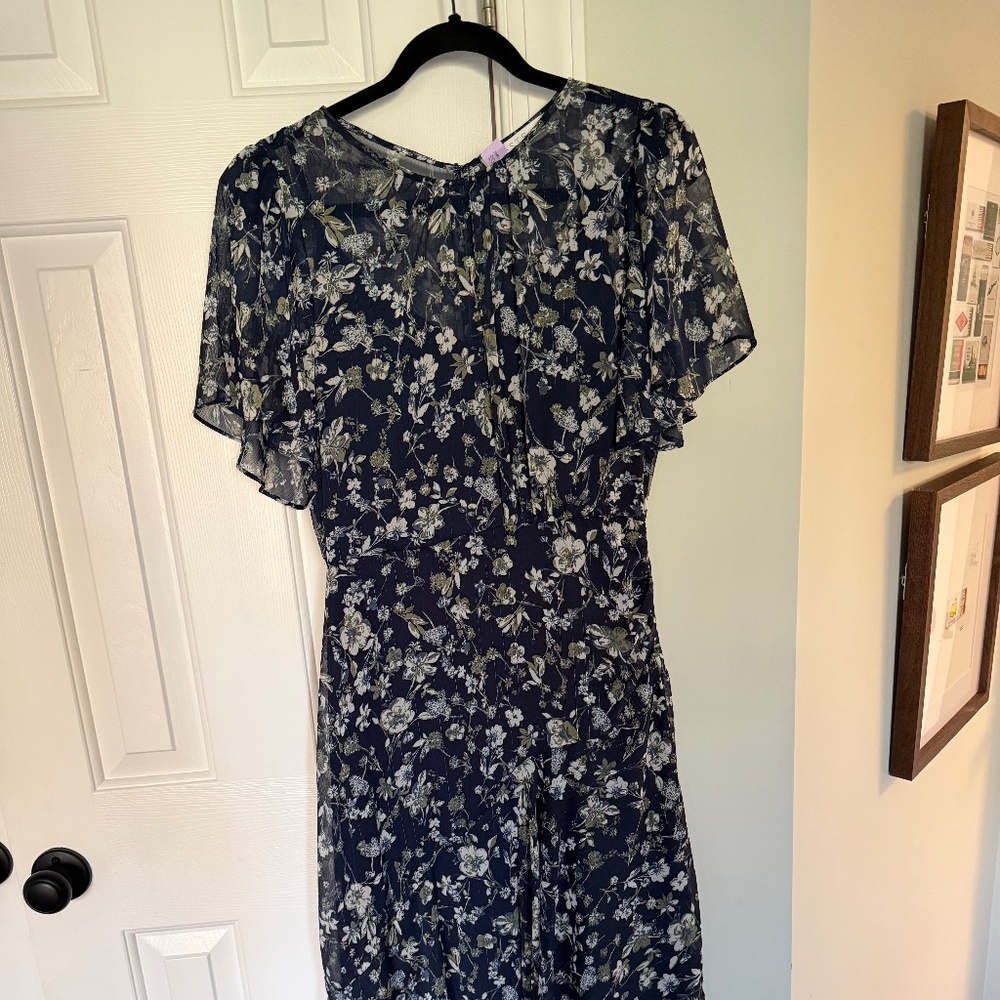 ASTR high/low midi dress